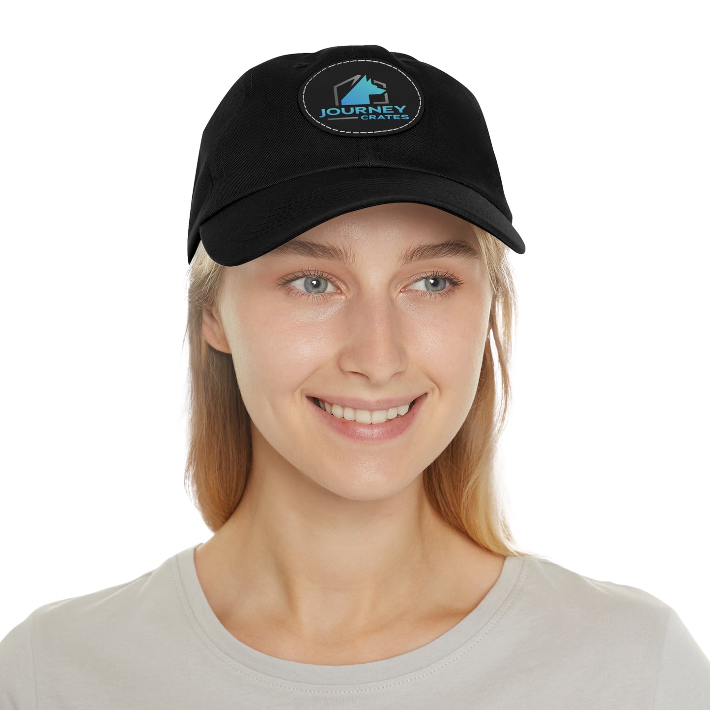 Stylish Dad Hat with Leather Patch
