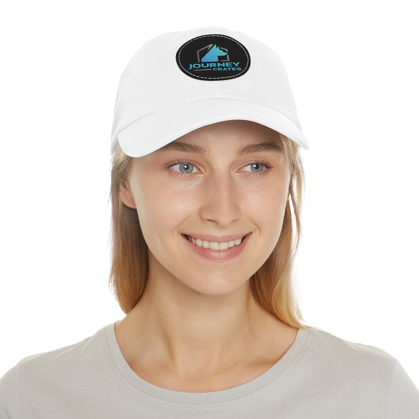 Stylish Dad Hat with Leather Patch