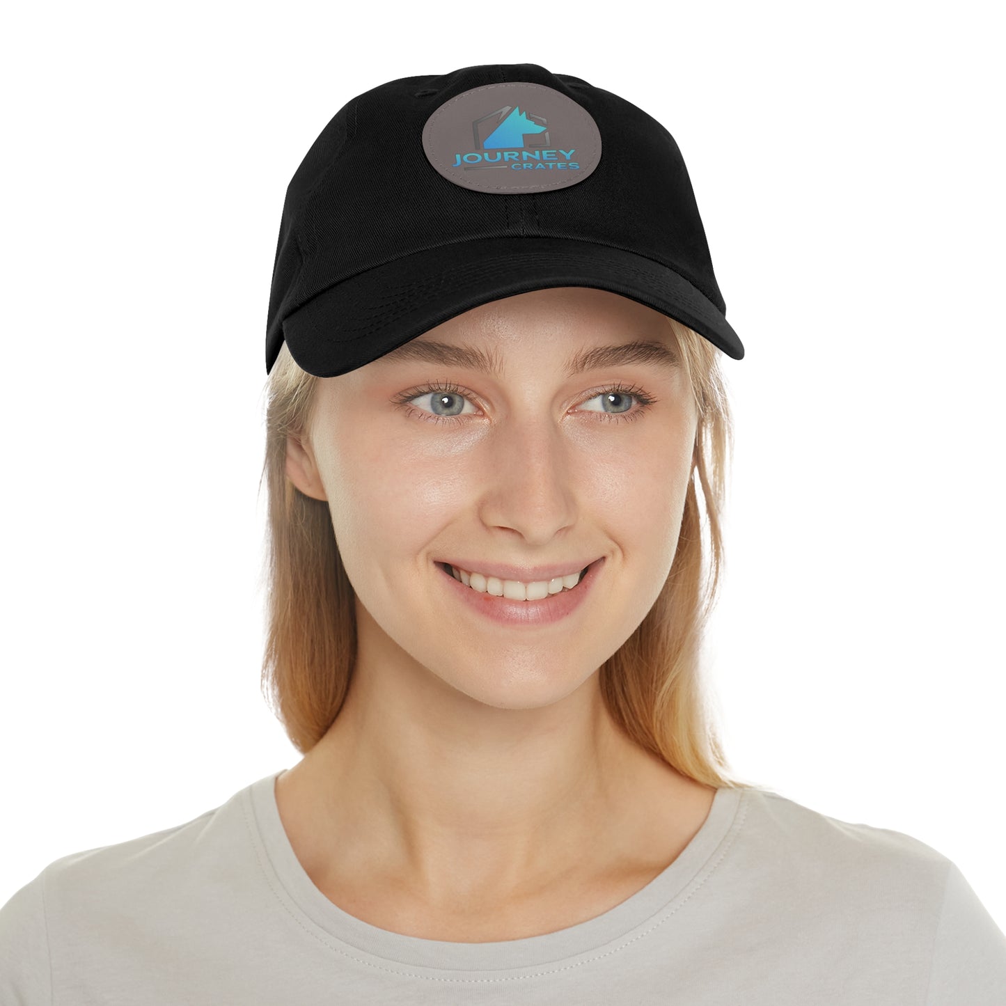 Stylish Dad Hat with Leather Patch
