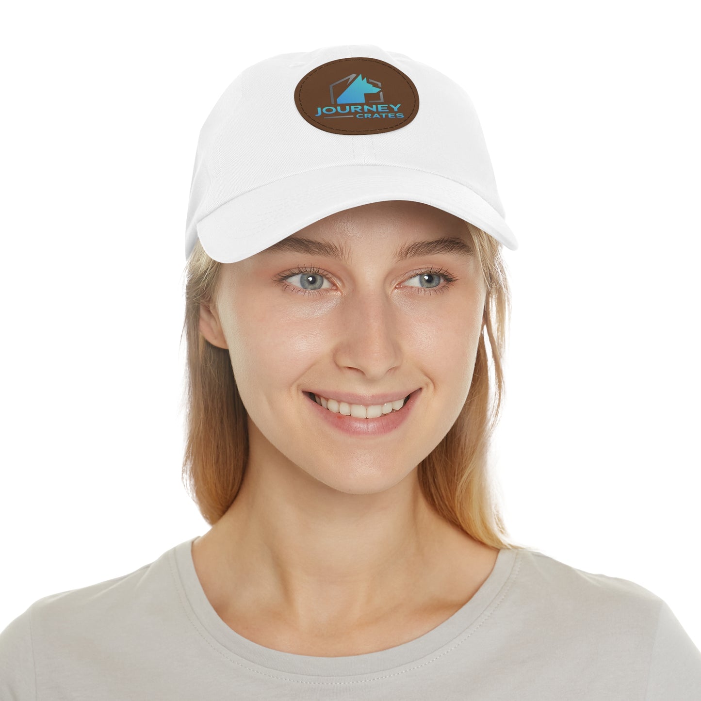 Stylish Dad Hat with Leather Patch