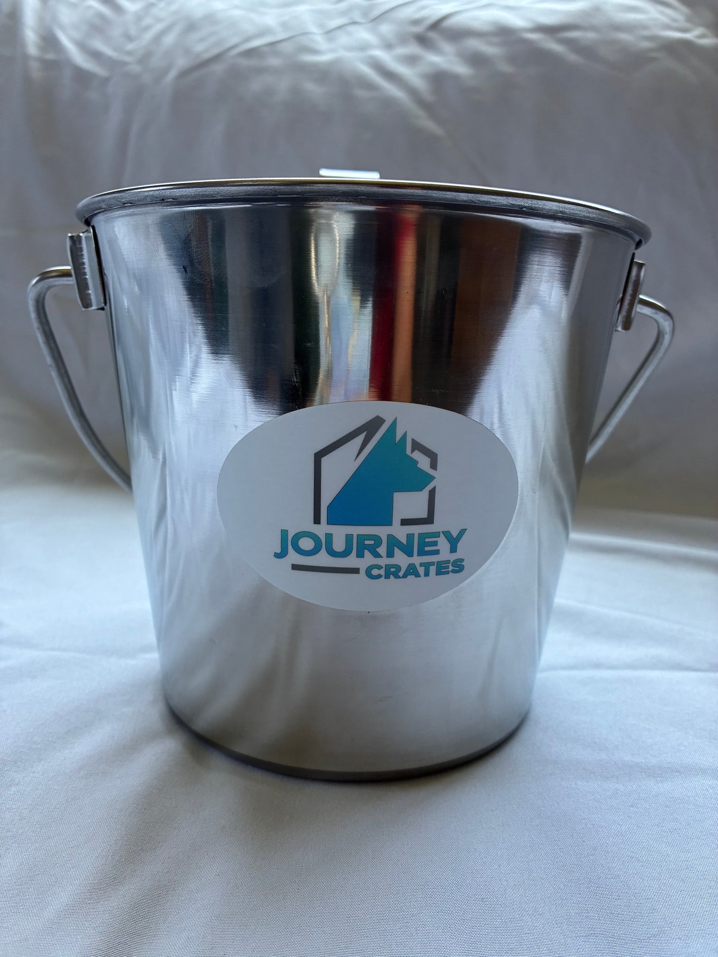 Journey Metal Dog Pail